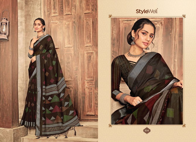 Stylewell Anupama 3 Fancy Festive Wear Printed Designer Saree Collection